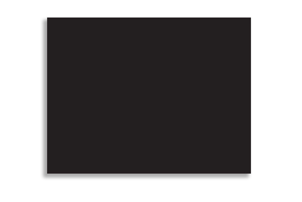 Jet Black 15.88cm x 12.06cm (6.25" x 4.75") 120 GSM Thick Pack of 50 SKU : ME-767