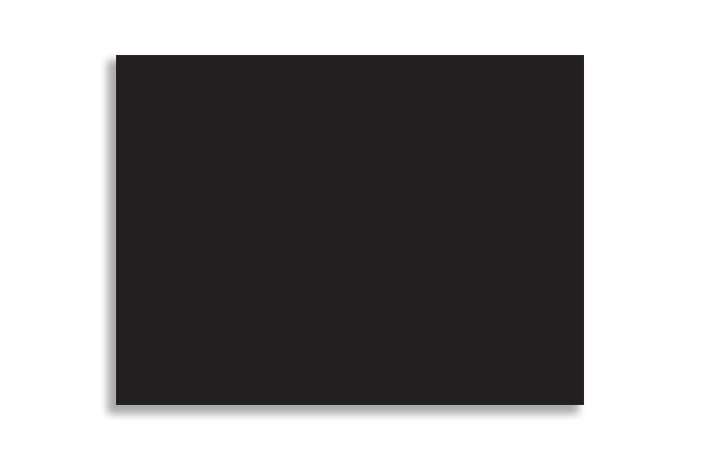 Jet Black 14.60 cm x 10.80 cm (5.75" x 4.25") 120 GSM Thick Pack of 50 SKU : ME-768