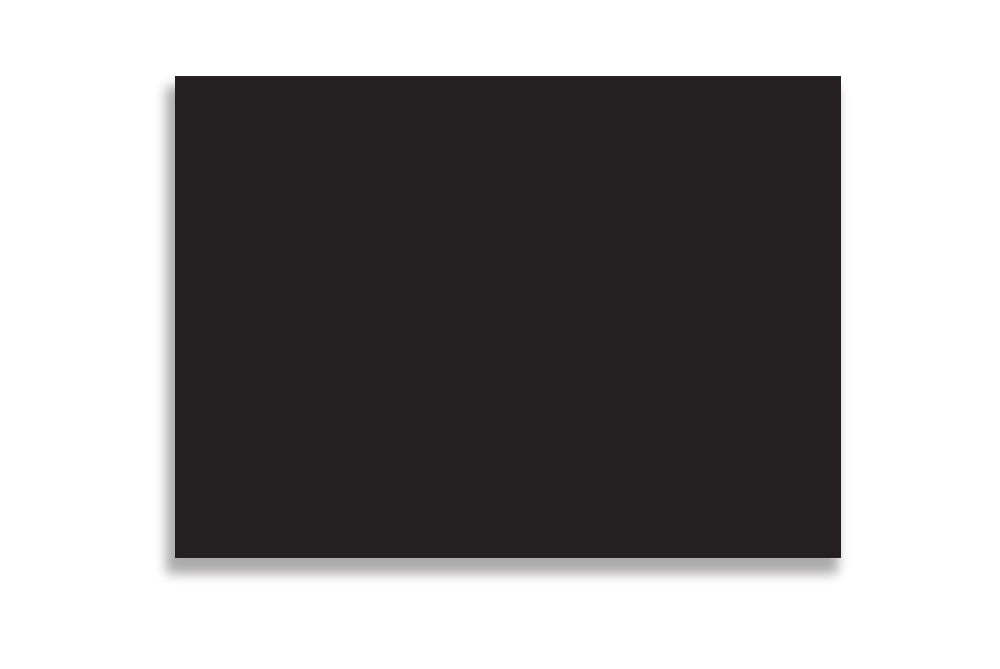 Jet Black 18.09 cm x 13. cm (7.125" x 5.125") 120 GSM Thick Pack of 50 SKU : ME-773