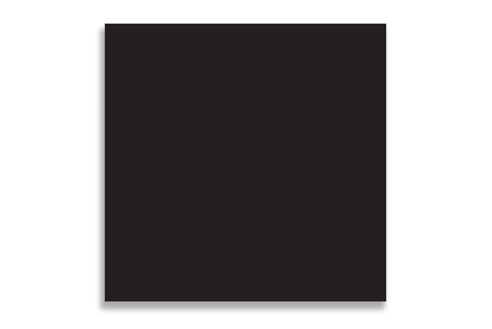 Jet Black 15.87 cm x 15.87 cm (6.25" x6.25") SQUARE 120 GSM Thick Pack of 50 SKU : ME-775