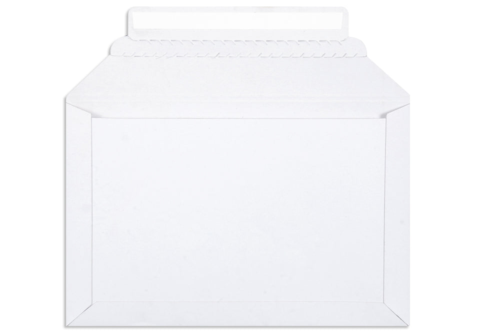 White All Board Envelope Size 9 x 6.25 Inches (Kodak Shape) 450 GSM Pack of 10 Envelope ME-138