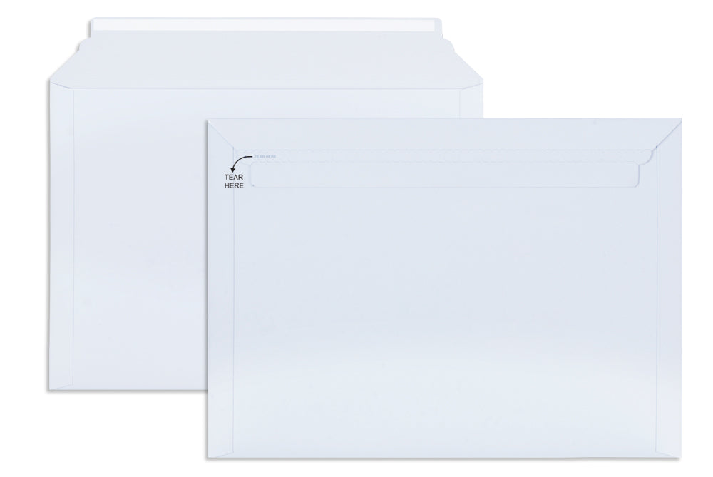 White All Board Envelope Size 17.5 x 12.75 Inches (Kodak Shape) 450 GSM Pack of 10 Envelope ME-140