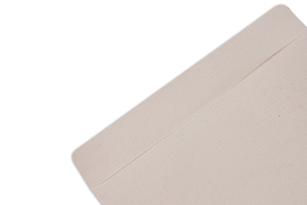 Take Away Envelope Size : 9.5 x 8 Inches Ribbed Kraft Natural Shade 80 GSM Pack of 50 Envelopes ME-165