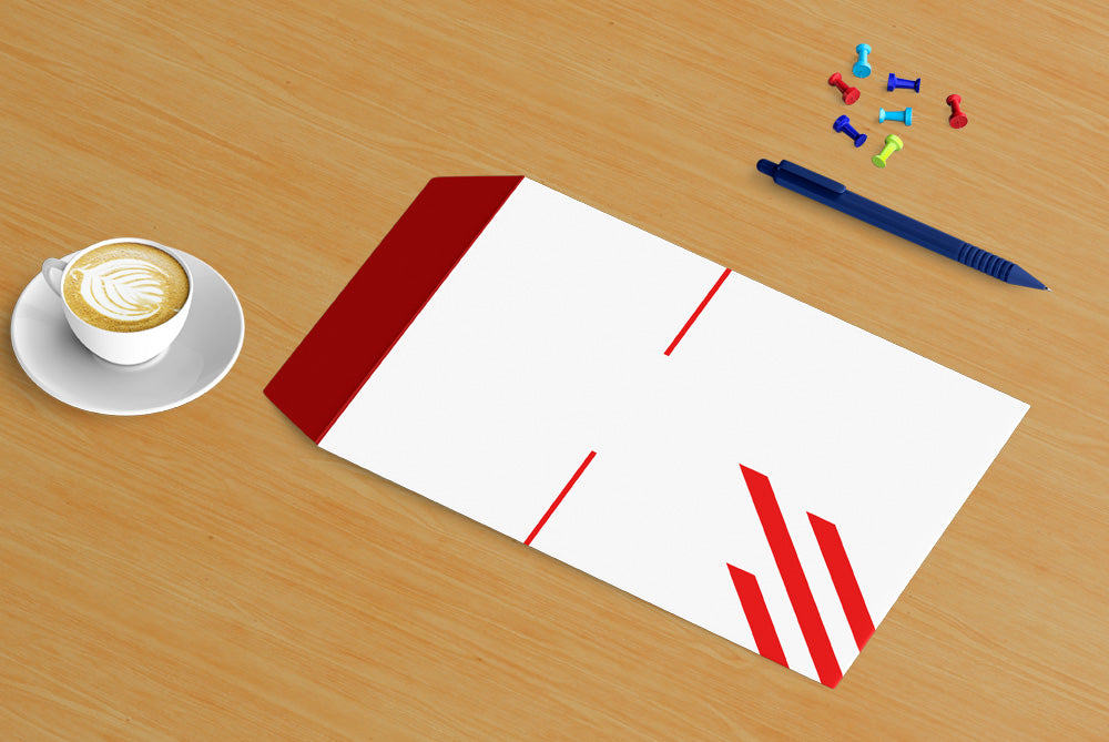 Size : 14 x 10 White 4 Colour Offset Printed 100 GSM Office Envelope Box of 1000 pcs.