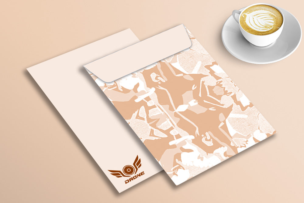 Size : 12 x 10 White 4 Colour Offset Printed 100 GSM Office Envelope Box of 1000 pcs.