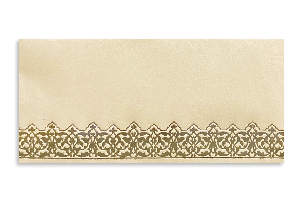 Pastel Colour Gold Foil Border Gift Envelope Size : 7x3.25 Inches Pack of 25 Envelope ME-00664