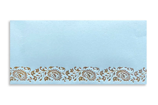 Pastel Colour Gold Foil Border Gift Envelope Size : 7x3.25 Inches Pack of 25 Envelope ME-00669