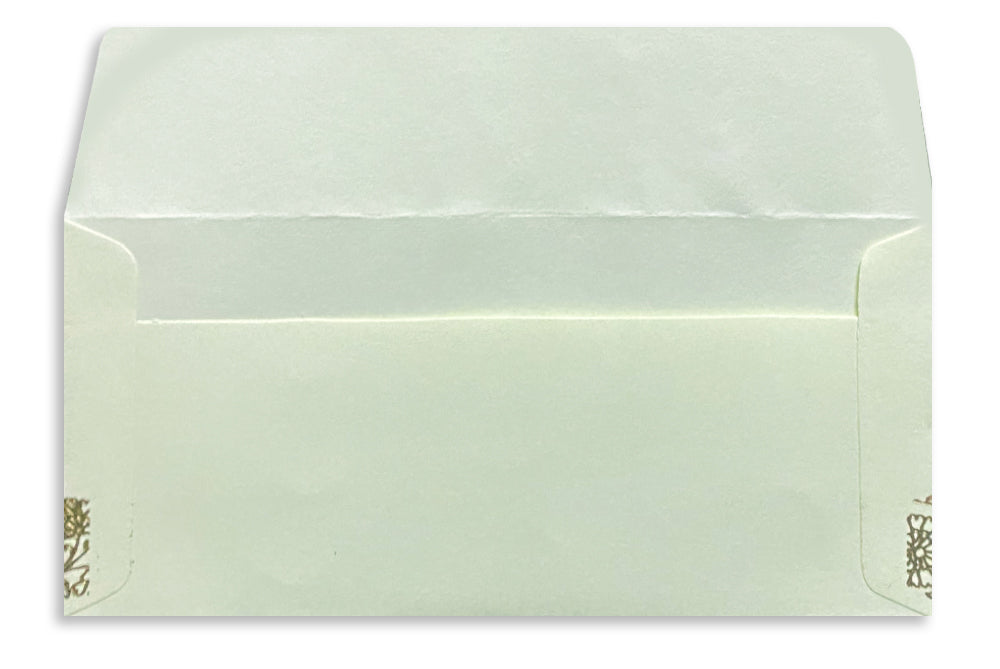 Pastel Colour Gold Foil Border Gift Envelope Size : 7x3.25 Inches Pack of 25 Envelope ME-00672