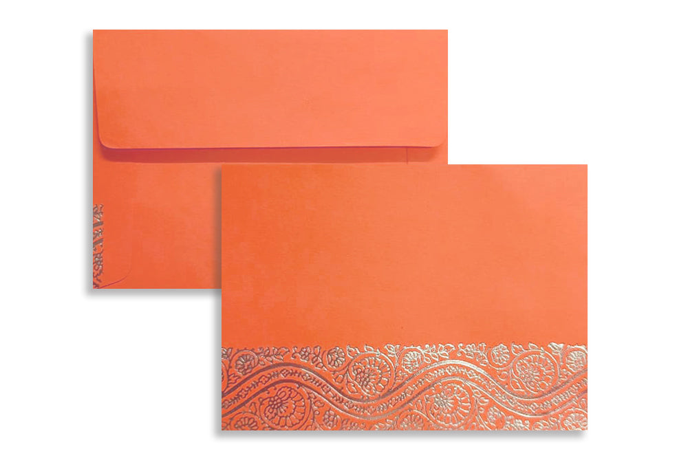 Saffron Tiger Gift Envelope Size : 4.5 x 3.25 Inches Pack of 25 Envelope ME-01064
