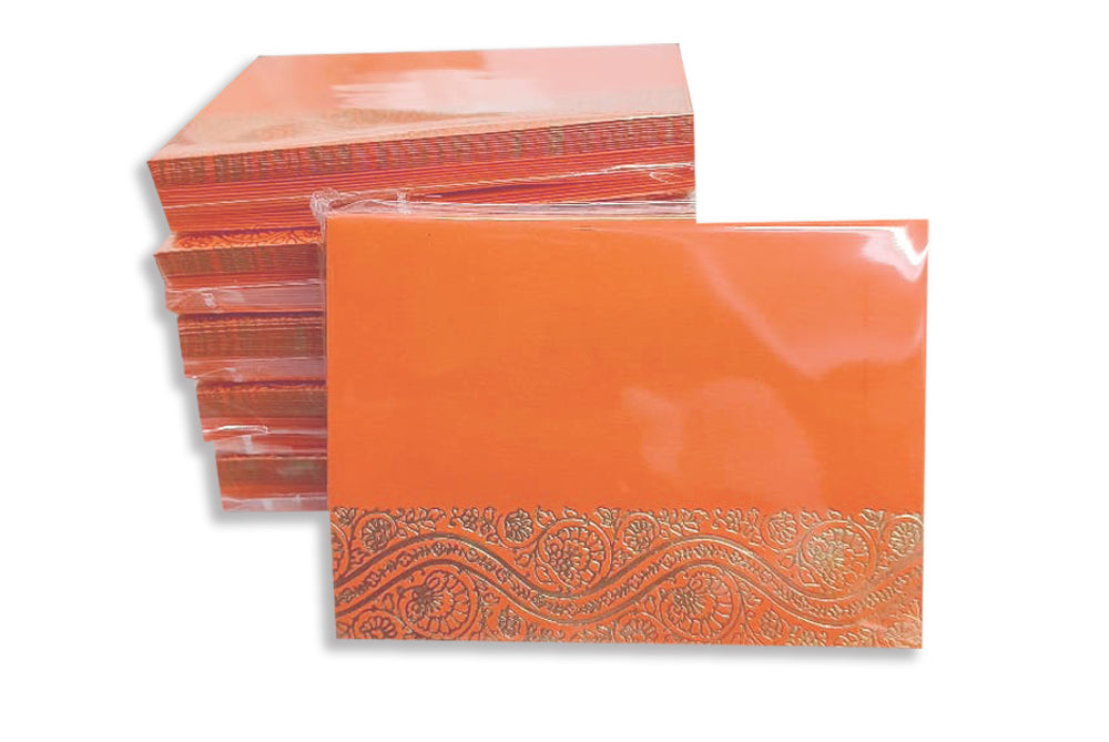 Saffron Tiger Gift Envelope Size : 4.5 x 3.25 Inches Pack of 25 Envelope ME-01064