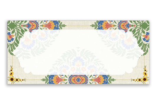 Digital Prints Gift Envelope Size : 7.25 x 3.25 Inch Pack of 10 Envelope ME-01072