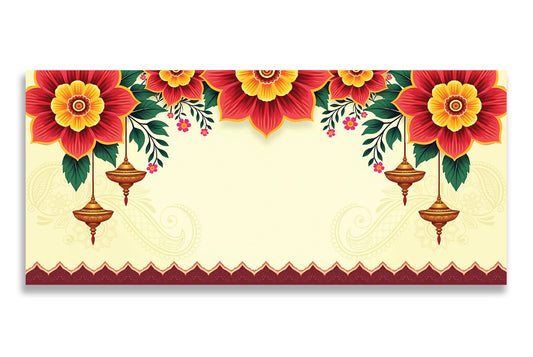 Digital Prints Gift Envelope Size : 7.25 x 3.25 Inch Pack of 10 Envelope ME-01075