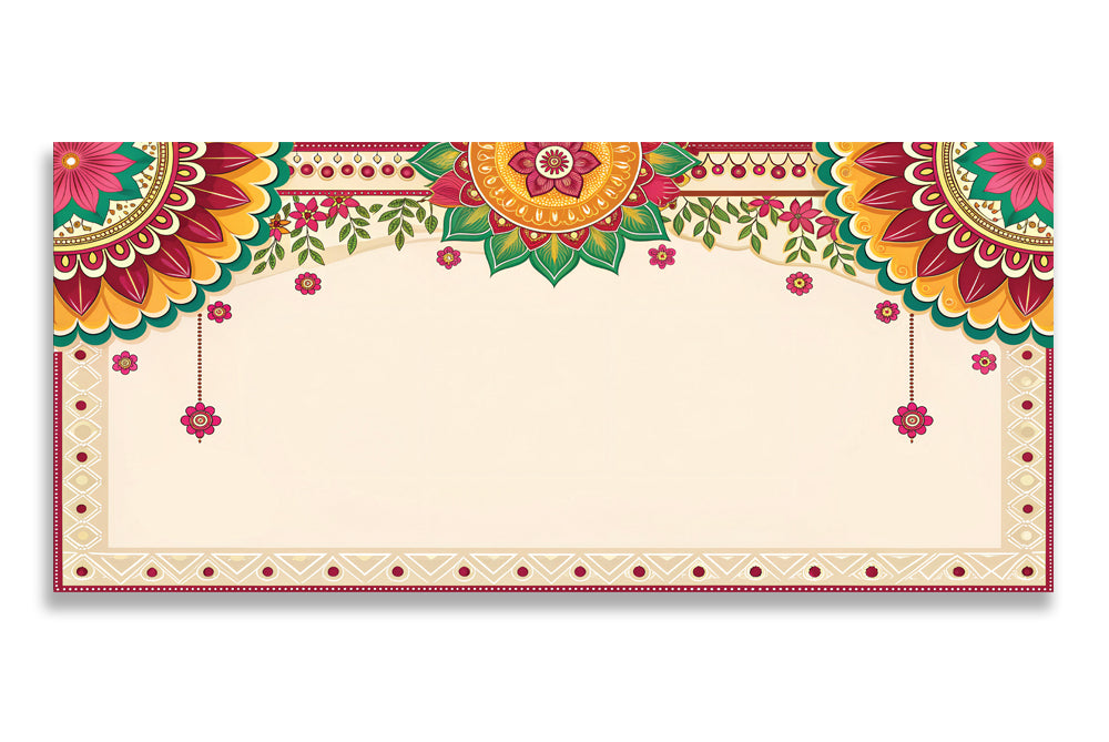 Digital Prints Gift Envelope Size : 7.25 x 3.25 Inch Pack of 10 Envelope ME-01077