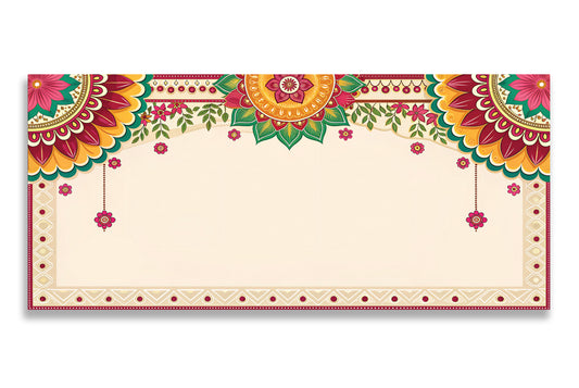 Digital Prints Gift Envelope Size : 7.25 x 3.25 Inch Pack of 10 Envelope ME-01077