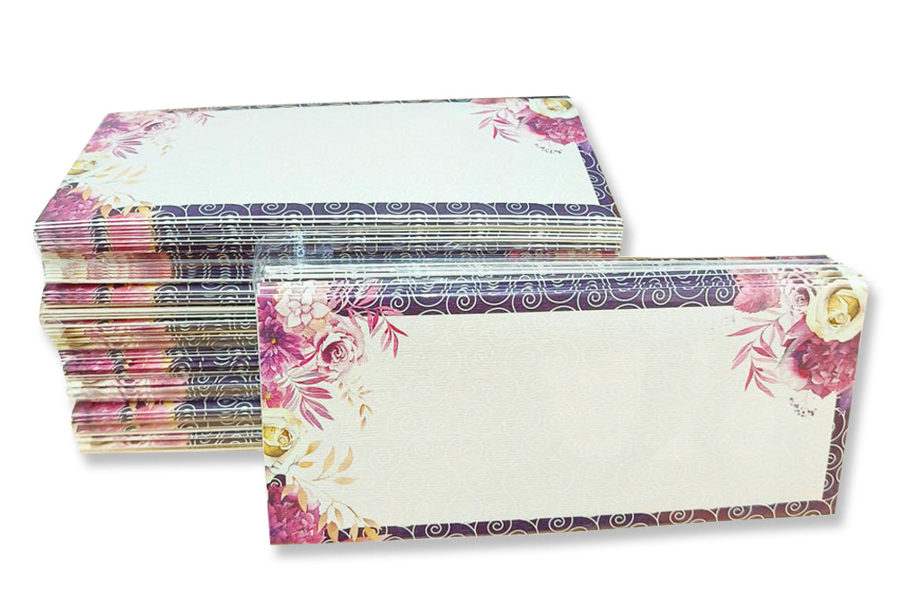 Digital Prints Gift Envelope Size : 7.25 x 3.25 Inch Pack of 10 Envelope ME-01091