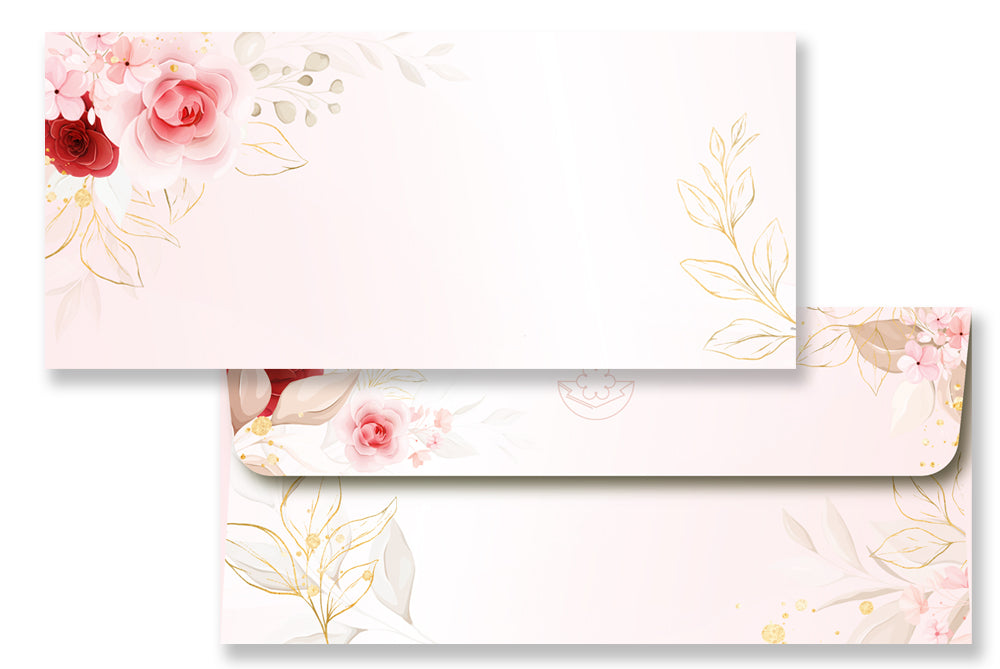 Digital Prints Gift Envelope Size : 7.25 x 3.25 Inch Pack of 10 Envelope ME-01095