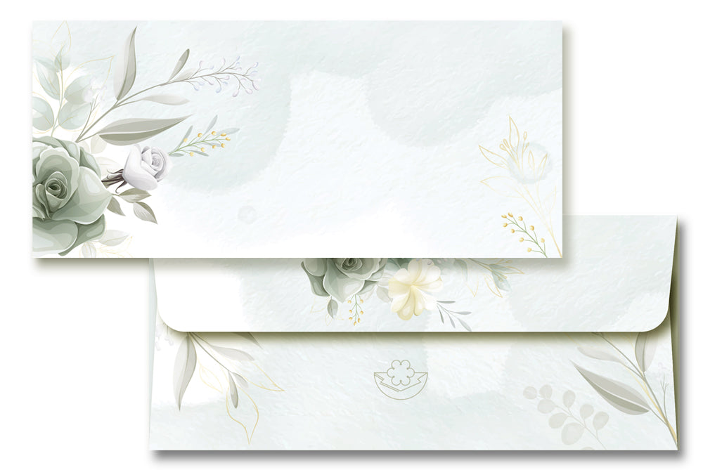 Digital Prints Gift Envelope Size : 7.25 x 3.25 Inch Pack of 10 Envelope ME-01096