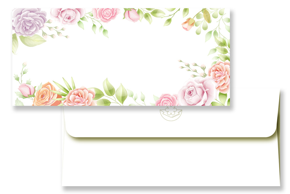 Digital Prints Gift Envelope Size : 7.25 x 3.25 Inch Pack of 10 Envelope ME-01099