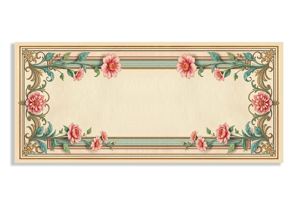 Digital Prints Gift Envelope Size : 7.25 x 3.25 Inch Pack of 10 Envelope ME-01125