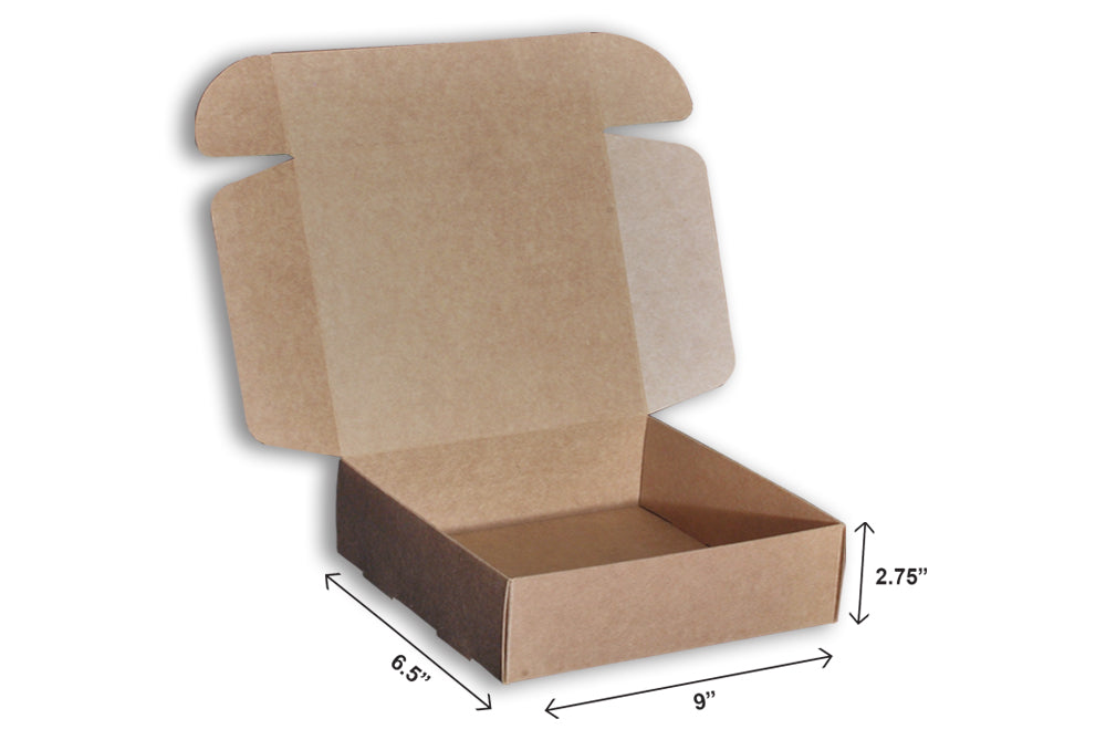 Kraft Tab Locking Literature Mailers Size : 9 x 6.5 x 2.75,  450 GSM  Pack of 100,  SKU : ME-339