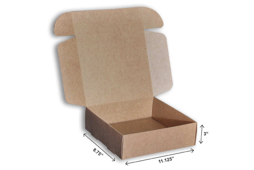 Kraft Tab Locking Literature Mailers Size : 11.125 x 8.75 x 3,  450 GSM  Pack of 100,  SKU : ME-341