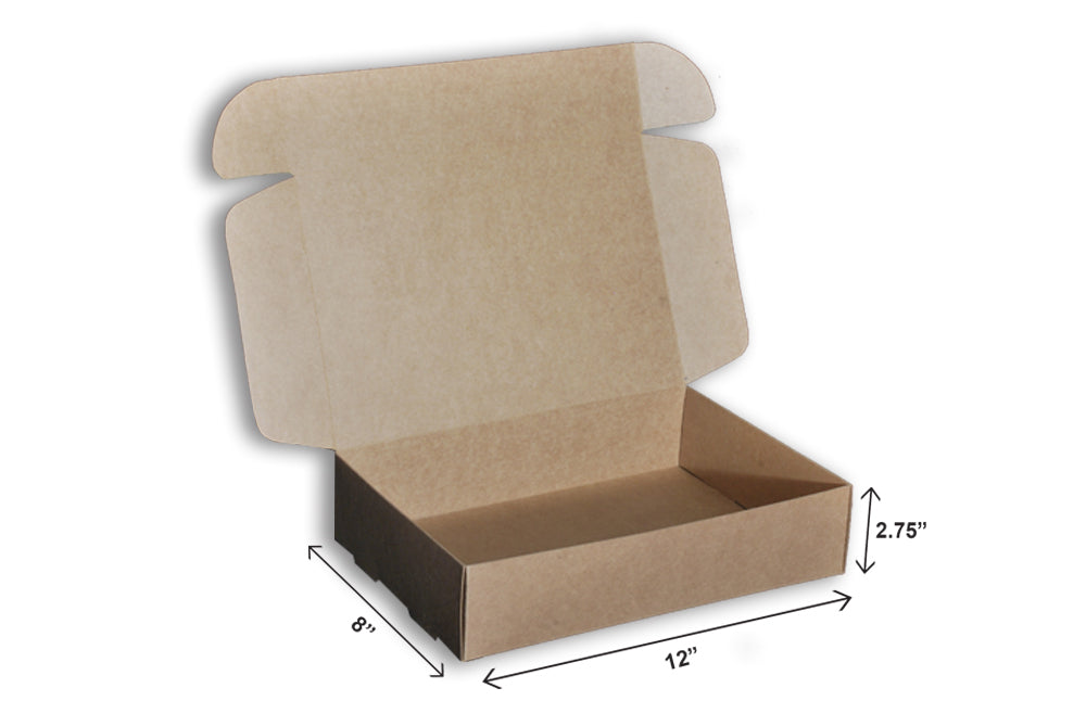 Kraft Tab Locking Literature Mailers Size : 12 x 8 x 2.75,  450 GSM  Pack of 100,  SKU : ME-342