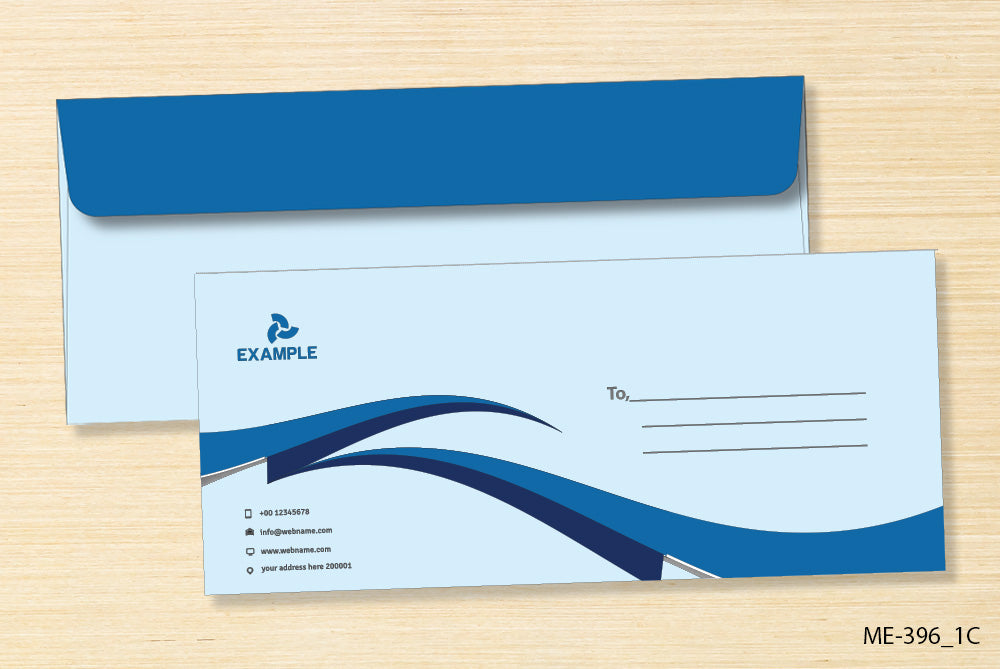 #10 Size : 9.5 x 4.125  Multi Colour Print 100 GSM Office Envelope 100 Piece Orientation : Horizontal ME-396