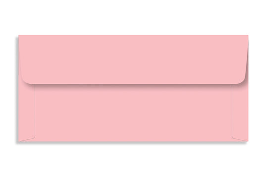 Rose Pink 17.75 x 8.2 cm (7" x 3.250")  120 GSM Thick Pack of 50 Envelope SKU : ME-458