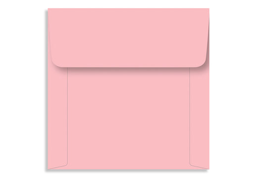 Rose Pink 15.24 x 15.24cm (6" x 6") 120 GSM Thick Pack of 50 Envelope SKU : ME-461