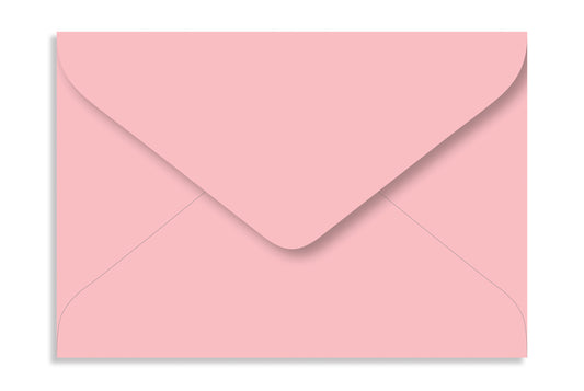 Rose Pink 16.51 x 11.43cm (6.5" x 4.5")  120 GSM Thick Pack of 50 Envelope SKU : ME-462