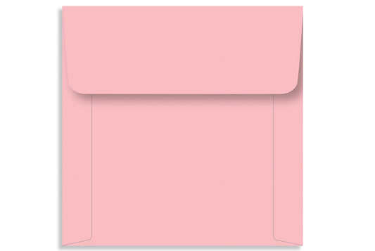 Rose Pink  18.73 x 18.73cm (7.375" x 7.375") Square  120 GSM Thick Pack of 50 Envelope SKU : ME-465