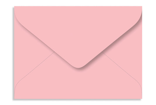 Rose Pink 19.05 x 13.97cm (7.5" x 5.5") 120 GSM Thick Pack of 50 Envelope SKU : ME-466