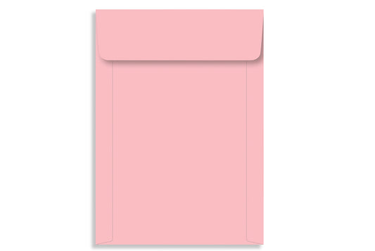 Rose Pink 23.49 x 16.19cm (9.25" x 6.375") VERTICAL 120 GSM Thick Pack of 50 Envelope SKU : ME-470