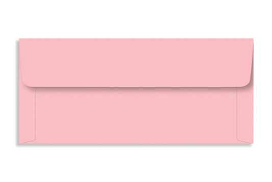 Rose Pink 15.8 x 7 cm (6.25" x 2.70")  120 GSM Thick Pack of 50 Envelope SKU : ME-473