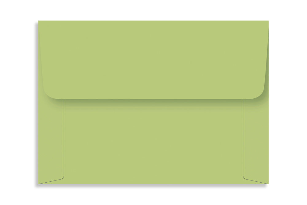 Lemon Green 13.33 x 9.52cm (5.25" x 3.75")  120 GSM Thick Pack of 50 Envelope SKU : ME-479