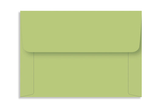 Lemon Green 13.33 x 9.52cm (5.25" x 3.75")  120 GSM Thick Pack of 50 Envelope SKU : ME-479