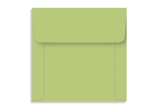 Lemon Green  13.97 x 13.97cm (5.5" x 5.5") Square 120 GSM Thick Pack of 50 Envelope SKU : ME-480