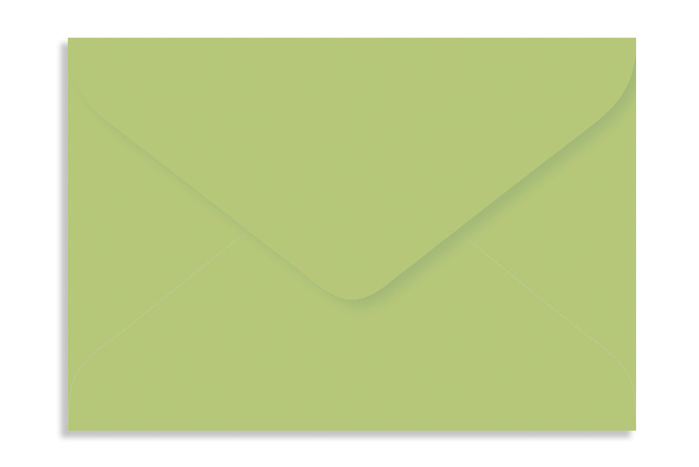 Lemon Green 16.51 x 11.43cm (6.5" x 4.5")  120 GSM Thick Pack of 50 Envelope SKU : ME-482