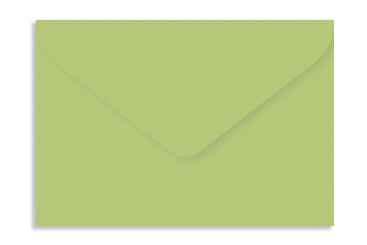 Lemon Green 16.51 x 11.43cm (6.5" x 4.5")  120 GSM Thick Pack of 50 Envelope SKU : ME-482