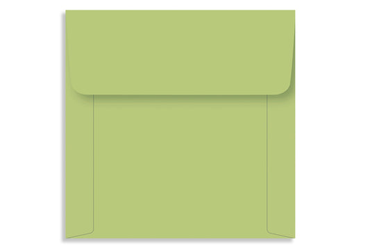 Lemon Green  16.51 x 16.51cm (6.5" x 6.5") Square 120 GSM Thick Pack of 50 Envelope SKU : ME-483