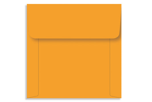 Yellow Gold 16.51 x 16.51cm (6.5" x 6.5") Square 120 GSM Thick Pack of 50 Envelope SKU : ME-543