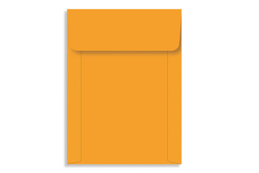 Yellow Gold 19.05 x 13.97cm (7.5" x 5.5") VERTICAL  120 GSM Thick Pack of 50 Envelope SKU : ME-547