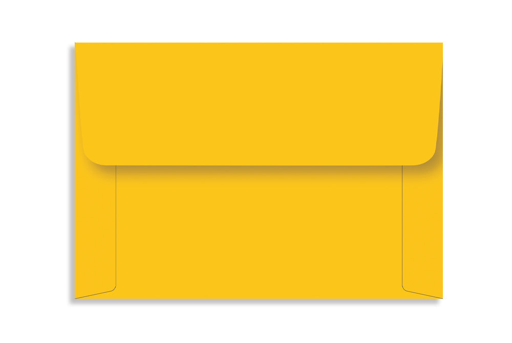 Bright Yellow  11.5 x 8 cm (4.5" x 3.125")  120 GSM Thick  Pack of 50 Envelope SKU : ME-557