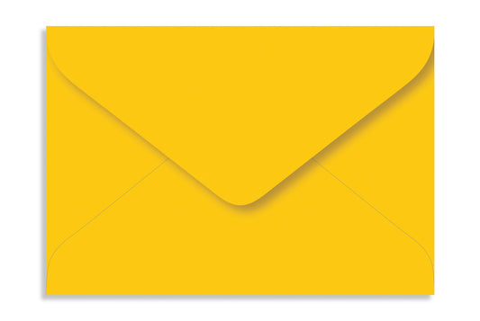 Bright Yellow  16.51 x 11.43cm (6.5" x 4.5")  120 GSM Thick Pack of 50 Envelope SKU : ME-562