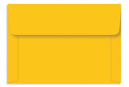 Bright Yellow 22.86 x 15.87cm (9" x 6.25") 120 GSM Thick Pack of 50 Envelope SKU : ME-569