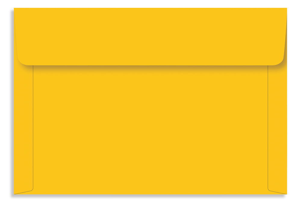 Bright Yellow  24.13 x 16.51cm (9.5" x 6.5") 120 GSM Thick Pack of 50 Envelope SKU : ME-574