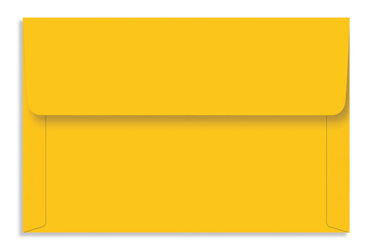 Bright Yellow 22.22 x 14.6 cm ( 8.75" x 5.75") 120 GSM Thick Pack of 50 Envelope SKU : ME-576