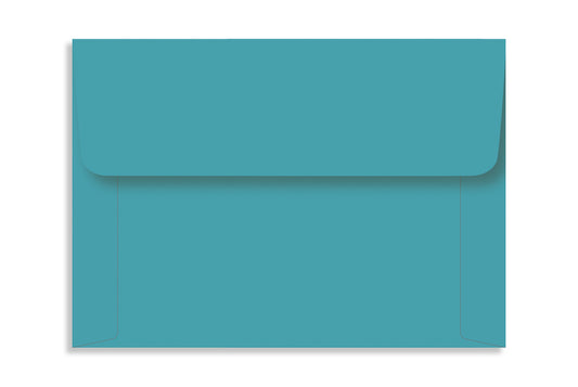Turquoise Blue  13.33 x 9.52cm (5.25" x 3.75")  120 GSM Thick Pack of 50 Envelope SKU : ME-579