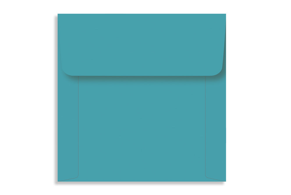 Turquoise Blue  13.97 x 13.97cm (5.5" x 5.5") Square 120 GSM Thick Pack of 50 Envelope SKU : ME-580