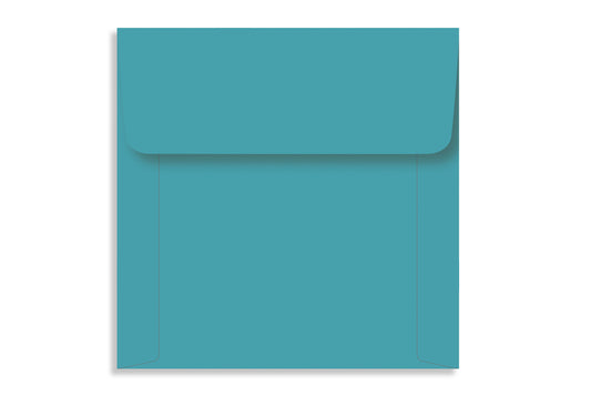 Turquoise Blue  13.97 x 13.97cm (5.5" x 5.5") Square 120 GSM Thick Pack of 50 Envelope SKU : ME-580